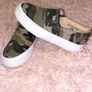 Toddler Soda camouflage slip on
